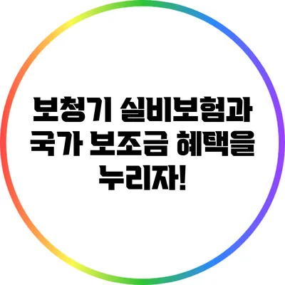 보청기 실비보험과 국가 보조금: 혜택을 누리자!